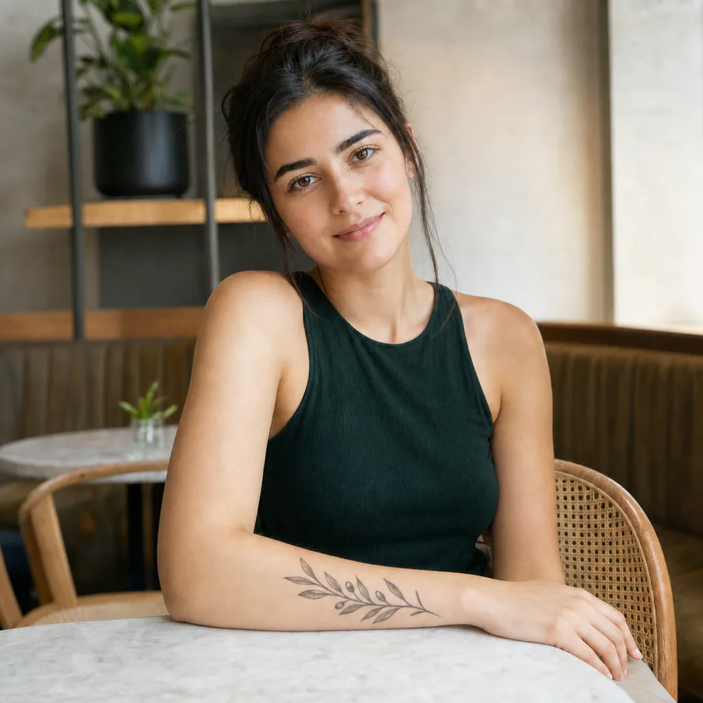 KI-Tattoo virtuell testen Beispiel